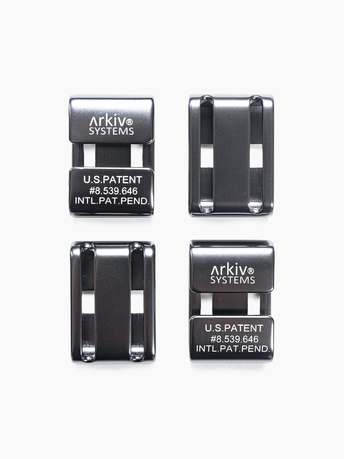 Arkiv® Vierteiliges Clip-Set von Mission Workshop - Wetterfeste Taschen und technische Bekleidung - San Francisco & Los Angeles - Für die Ewigkeit gebaut - Garantiert