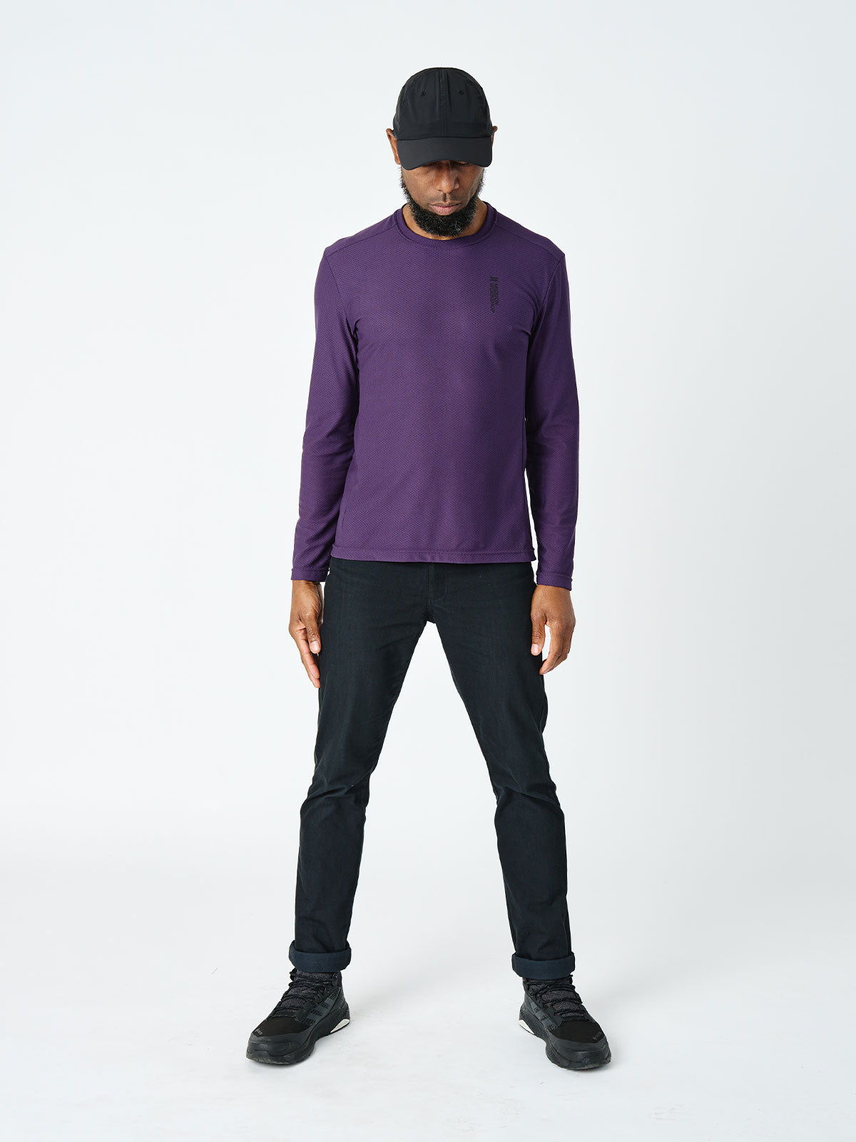 Mission Pro Tech Tee : LS Men's von Mission Workshop - Wetterfeste Taschen & Technische Bekleidung - San Francisco & Los Angeles - Für die Ewigkeit gebaut - Garantiert