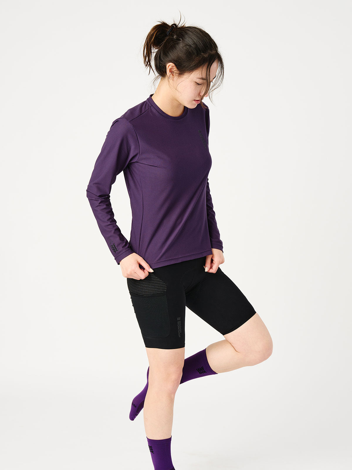 Mission Pro Tech Tee : LS Women's von Mission Workshop - Wetterfeste Taschen & Technische Bekleidung - San Francisco & Los Angeles - Für die Ewigkeit gebaut - Garantiert