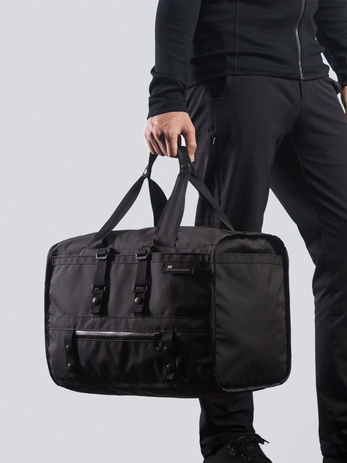 Durchreise : Duffle von Mission Workshop - Wetterfeste Taschen und technische Bekleidung - San Francisco & Los Angeles - Für die Ewigkeit gebaut - Garantiert